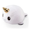 Picture of TeeTurtle - The Original Reversible Narwhal Plushie - White + Black - Cute Sensory Fidget Stuffed Animals That Show Your Mood