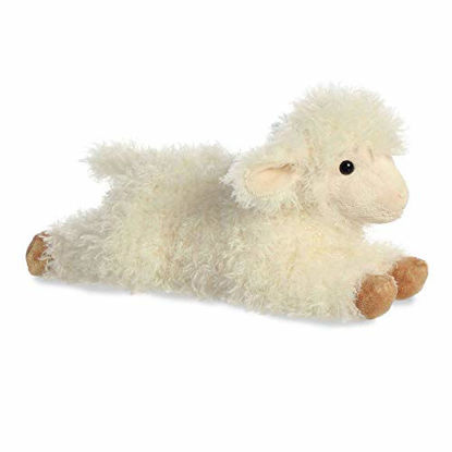 Picture of Aurora® Adorable Flopsie™ Luna Lamb™ Stuffed Animal - Playful Ease - Timeless Companions - White 12 Inches