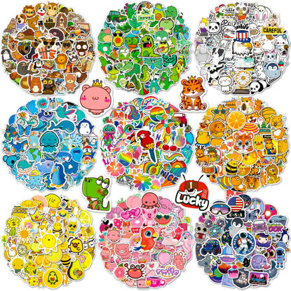 Picture of 1000Pcs Cute Water Bottle Stickers, Stickers for Kids, Vinyl Waterproof Cool Scrapbook Stickers Pack for Laptop Skateboard Computer Guitar, Mixed Colorful Stickers for Teens Kids Boys Girls