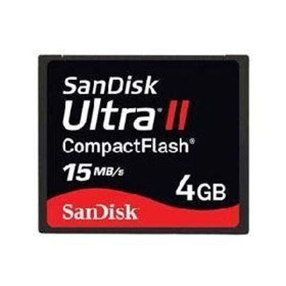 Picture of Sandisk 4GB Ultra II Compactflash Memory Card (15mb/s)