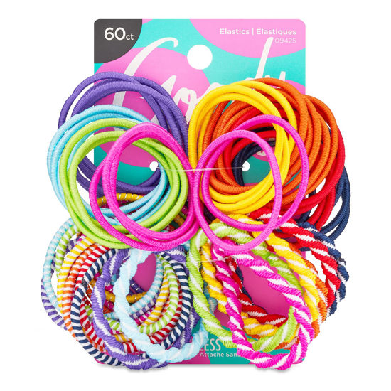 GetUSCart Goody Ouchless Elastic Hair Ties In Brights and Pastels