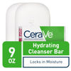 Picture of CeraVe Hydrating Cleanser Bar | Soap-Free Body and Facial Cleanser with 5% Cerave Moisturizing Cream | Fragrance-Free | 2-Pack, 4.5 Ounce Each