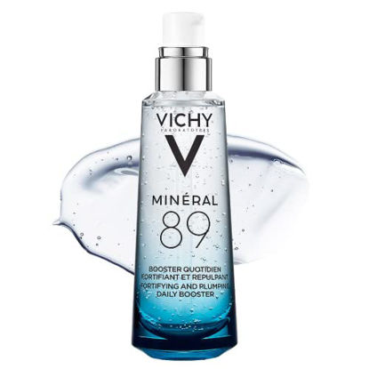Picture of Vichy Hydrating Hyaluronic Acid Serum, Mineral 89 Serum and Daily Face Moisturizer Skin Booster with Natural Origin Hyaluronic Acid, Hydrates and Strengthens Sensitive Skin, 75mL