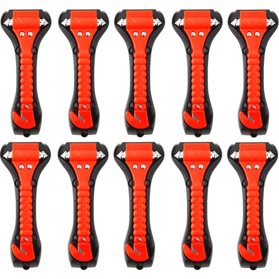 Car Safety Hammer Set of 2 Emergency Escape Tool Auto Car Window Glass  Hammer Breaker and Seat Belt Cutter Escape 2-in-1 for Family Rescue & Auto  Emergency Escape Tools 