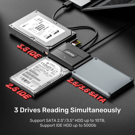 Getuscart unitek sata ide to usb 3 0 adapter ide hard drive adapter