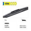 Picture of 16" Rear Wiper Blade Replacement for Honda Odyssey 2022-2005 Insight 11-10 Passport 2022-2019 /Subaru Forester 2005-2004 Impreza 2011-2009,2004 Outback 22-20 BACK Windshield Wiper Blade (16-B)