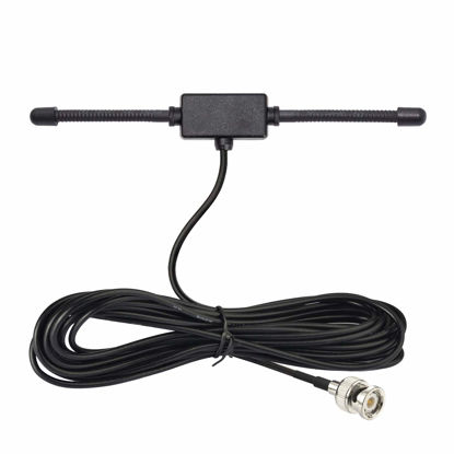 Picture of Bingfu VHF UHF Car Truck Police Scanner Adhesive Mount Antenna Vehicle Ham Radio Amateur Radio Mobile Scanner BNC Male Dipole Antenna Compatible with Uniden Bearcat Whistler Radio Shack Radio Scanner