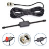 Picture of Bingfu VHF UHF Car Truck Police Scanner Adhesive Mount Antenna Vehicle Ham Radio Amateur Radio Mobile Scanner BNC Male Dipole Antenna Compatible with Uniden Bearcat Whistler Radio Shack Radio Scanner