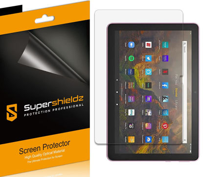 Picture of Supershieldz (3 Pack) Designed for All-New Fire HD 10 / Fire HD 10 Plus Tablet 10.1 inch (11th Generation, 2021 Release) Screen Protector, High Definition Clear Shield (PET)