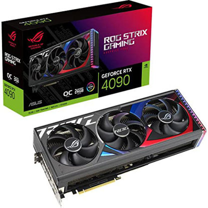 Picture of ASUS ROG Strix GeForce RTX® 4090 OC Edition Gaming Graphics Card (PCIe 4.0, 24GB GDDR6X, HDMI 2.1a, DisplayPort 1.4a)