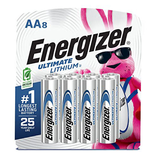 GetUSCart Energizer AA Lithium Batteries, World's Longest Lasting