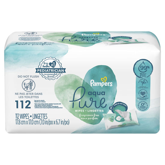 Pampers aqua pure natural sensitive sales baby wipes