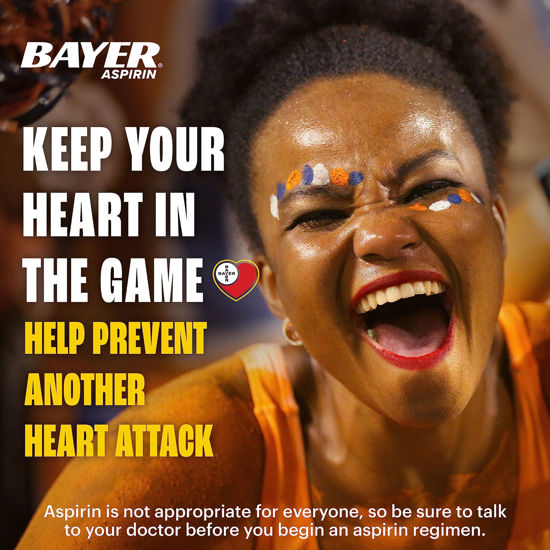 GetUSCart Bayer Enteric Coated Aspirin 81mg Tablets, Safety Coated Low