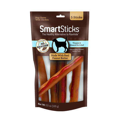 Picture of SmartBones SmartSticks, Treat Your Dog to a Rawhide-Free Chew Made With Real Meat and Vegetables