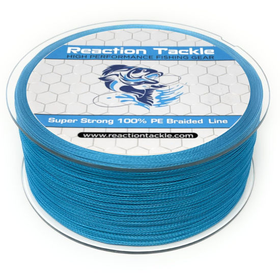 Reaction Tackle Braided Fishing Line Sea Blue 20LB 500yd