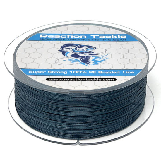 Picture of Reaction Tackle Braided Fishing Line Low Vis Gray 100LB 1500yd