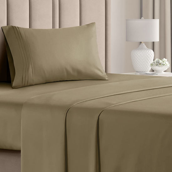GetUSCart Twin XL Sheet Set Breathable Cooling Sheets