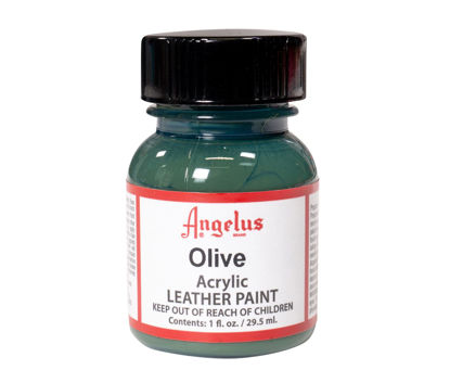 Picture of Angelus Acrylic Leather Paint Olive 1oz