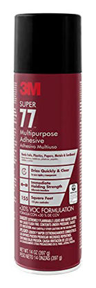 Picture of 3M Super 77 Multipurpose Spray Adhesive, Low VOC, 14 oz.