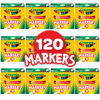Picture of Crayola Broad Line Markers Bulk, 12 Marker Packs with 10 Colors