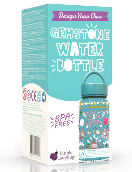 GetUSCart- PURPLE LADYBUG Decorate Your Own Water Bottle for Girls