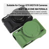 Picture of Easy Hood Case for Canon Powershot G7 X Mark III Digital Camera, Soft Silicone Protective Cover with Removable Lens Cover for Canon Powershot G7X Mark III DSLR Camera (Green)