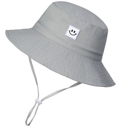 Picture of Toddler Sun Hat Summer Beach Bucket Hats for Baby Boys 6-12,12-24 Months