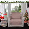 Picture of Easy-Going Chair Sofa Slipcover Reversible Sofa Cover Water Resistant Couch Cover Furniture Protector Cover with Elastic Straps for Pets Kids Children Dog Cat (Chair, Pink/Beige)