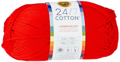 Picture of (1 Skein) 24/7 Cotton® Yarn, Red