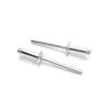 Picture of ISPINNER 100pcs 3/16" x 1/2" Aluminum Blind Rivets, 4.8 x 12.7mm Pop Rivets, Pack of 100 (Silver)