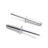 Picture of ISPINNER 100pcs 1/4" x 1" Aluminum Blind Rivets, 6.4 x 25mm Pop Rivets, Pack of 100 (Silver)