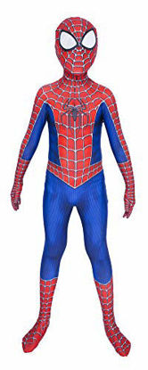 Picture of Riekinc Kids Superhero Suits Halloween Cosplay Costumes 3D Style Small
