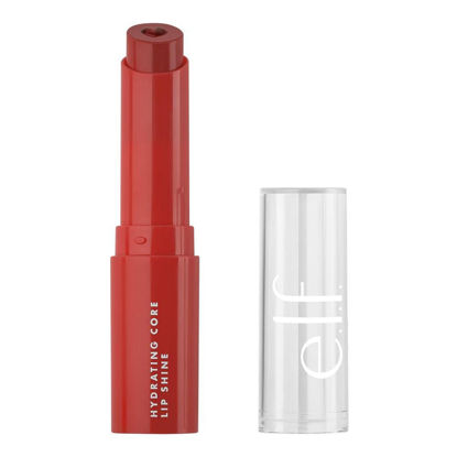 Picture of e.l.f. Hydrating Core Lip Shine, Conditioning & Nourishing Lip Balm, Sheer Color Tinted Chapstick, Giddy, 0.09 Oz