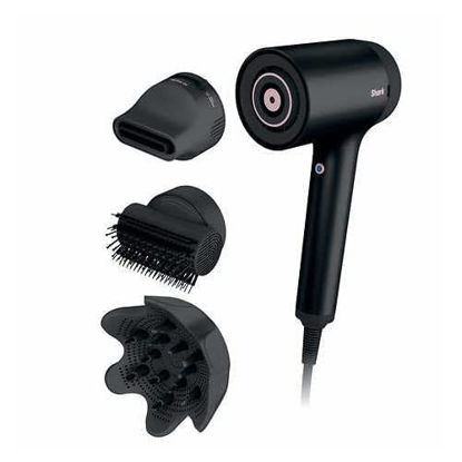 Picture of SHARK HyperAir IQ Hair Dryer Ultra-Fast Drying. No Heat Damage. Styles That Last. (Black) (Renewed) 1.0 Count