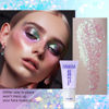 Picture of DAGEDA Body Glitter Gel, Holographic Face Glitters Body Gel Shimmer Liquid Eyeshadow, Color Changing Glitter for Face Hair Nails, Glitter Under Light Festival Glitter Makeup 1.7oz (Neno Pink)