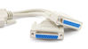 Picture of CablesOnline 8 inch DB25 Parallel Male/Dual Female Y-Splitter Printer Cable (YS-005)
