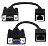 Picture of zdyCGTime RJ45 to RS232 Cable, DB9 9-Pin Serial Port Female&Male to RJ45 Female Cat5/6 Ethernet LAN Console（15CM/6Inch） 2Pack