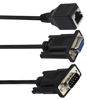 Picture of zdyCGTime RJ45 to RS232 Cable, DB9 9-Pin Serial Port Female&Male to RJ45 Female Cat5/6 Ethernet LAN Console（15CM/6Inch） 2Pack