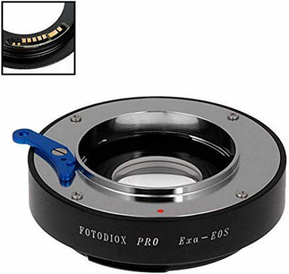 Picture of Fotodiox PRO Lens Adapter Compatible with Exakta (Inner Bayonet) Lenses on Canon EOS EF/EF-S Cameras - with Gen10 Focus Confirmation Chip