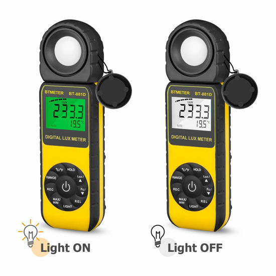 Ppfd Meter Digital Illuinance Light Eter Tester 200,000Lux Eter