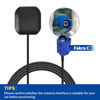 Picture of Bingfu Vehicle Waterproof Active GPS Navigation Antenna Fakra C Blue GPS Antenna Compatible with Ford Dodge RAM GM Chevy Chevrolet GMC Jeep Cadillac BMW Audi Mercedes Benz Car Truck SUV Head Unit