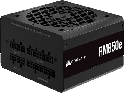 Picture of Corsair RM850e (2023) Fully Modular Low-Noise ATX Power Supply - ATX 3.0 & PCIe 5.0 Compliant - 105°C-Rated Capacitors - 80 Plus Gold Efficiency - Modern Standby Support - Black