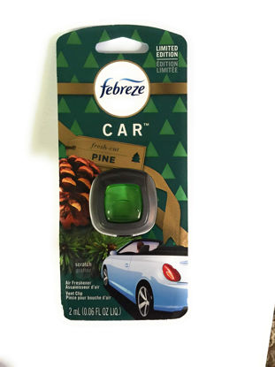 Picture of Febreze Car Vent Clip Fresh-Cut Pine Air Freshener