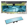 Picture of Car Rearview Mirror, 12 Inch Panoramic Wide Angle Anti-Glare, Clip on Auto Rear View Mirror, HD Clear Convex Surface, Car Interior Accessories Universal for SUV, Truck, Van, Vehicles (Blue)