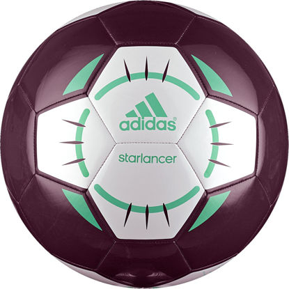 Picture of adidas Performance Starlancer IV Soccer Ball, Amazon red/White/Bright Green, Size 4
