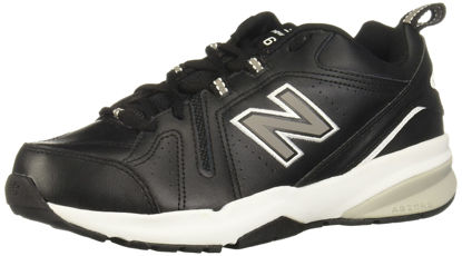 Picture of New Balance Men's 608 V5 Casual Comfort Cross Trainer, Black/White, 11