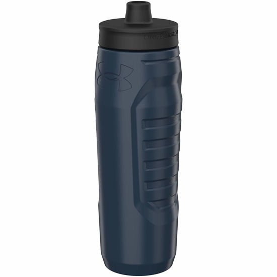 Under Armour Sidline 32oz Water Bottle Squeeze Bottle One-Way Valve Lid BPA  Free Fits Bike