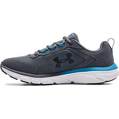 Picture of Under Armour Men's Charged Assert 9 Running Shoe, (119) Pitch Gray/Capri/Black, 13