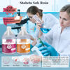 Picture of Epoxy Resin-1Gallon/128OZ Resin Kit, Epoxy Resin Crystal Clear-Not Yellowing and No Bubble Self Leveling Easy Mix 1:1 Casting & Coating for DIY Jewelry Making of The Art Resin & Epoxy Resin (128oz)