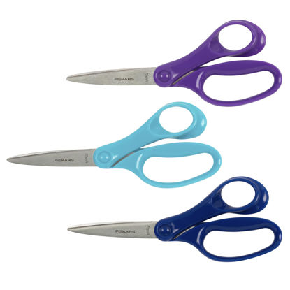 Picture of Fiskars® Student Scissors (7 in, 3 Pack) - Web